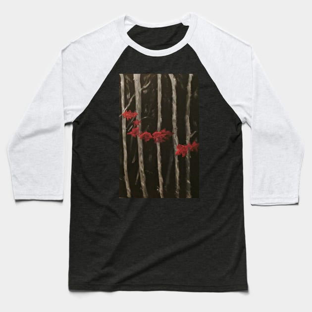 Maple Leaves Baseball T-Shirt by Michela's Store